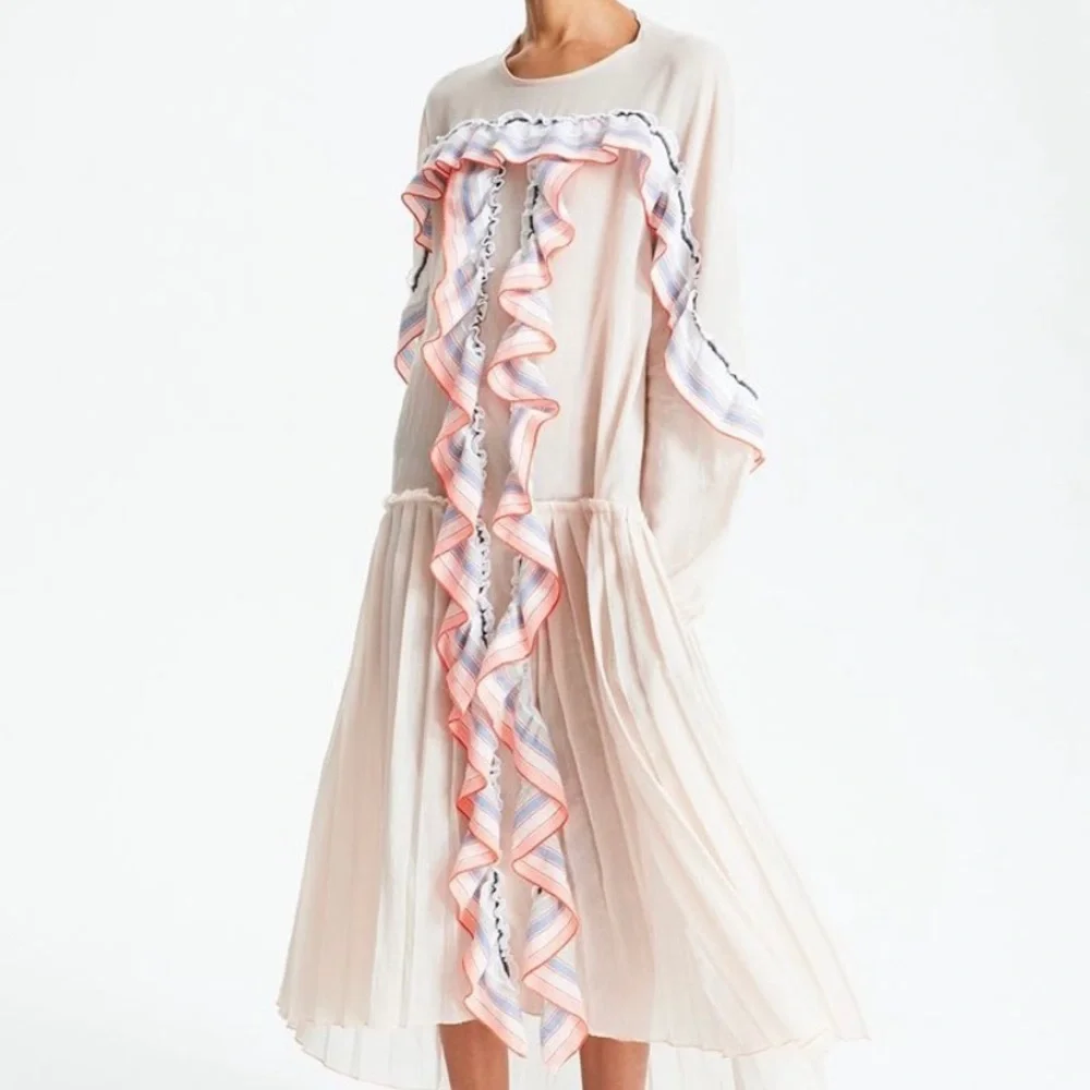 Lemons Zola Pleated Ruffle Dress - Picture 3 of 6